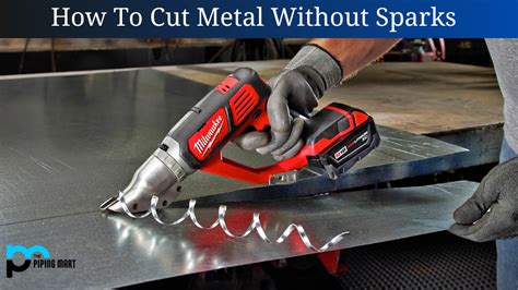 how to cut open a metal box without sparks|cutting metal no sparks.